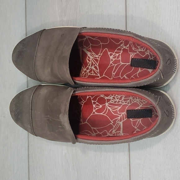 Olukai Womens Alohi Leather Loafer Slip on shoes sz 8 - Picture 7 of 12